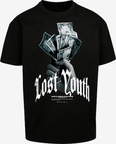 Lost Youth Koszulka w kolorze nakrapiany szary / czarny / białym, Podgląd produktu