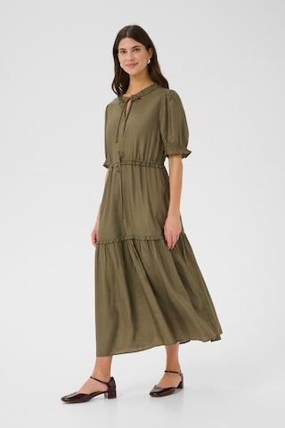 Robe 'Lucia' Cream en vert