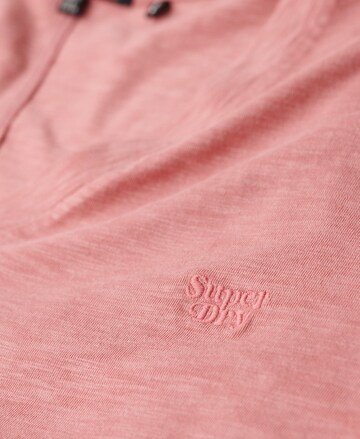 Superdry T-Shirt 'STUDIOS' in Pink