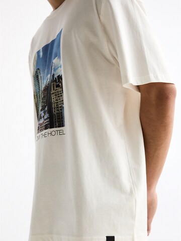 Pull&Bear T-Shirt in Weiß