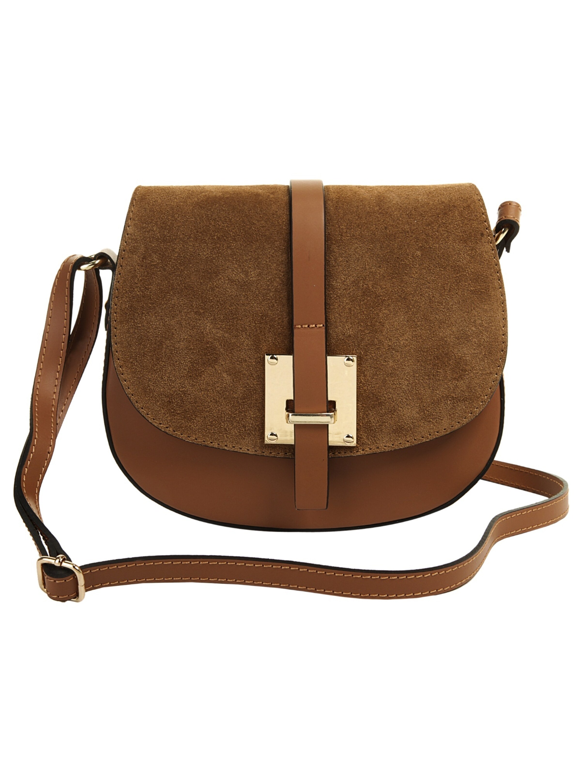 Sac à bandoulière Cluty en marron