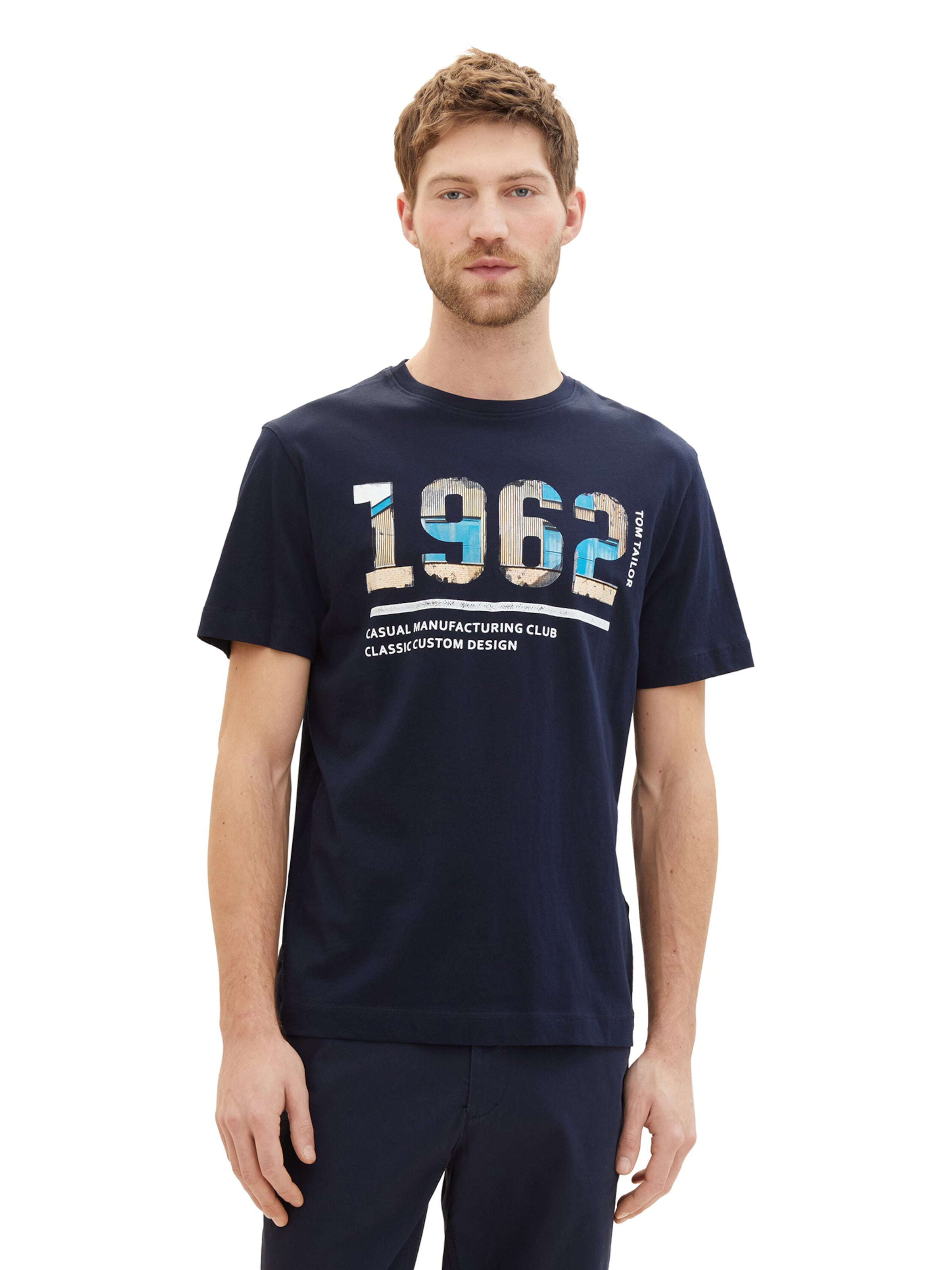 TOM TAILOR Shirt in Blue