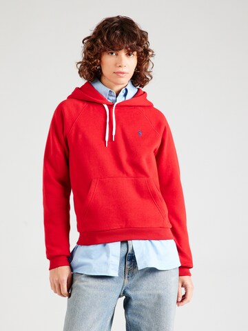 Sweat-shirt Polo Ralph Lauren en rouge : devant