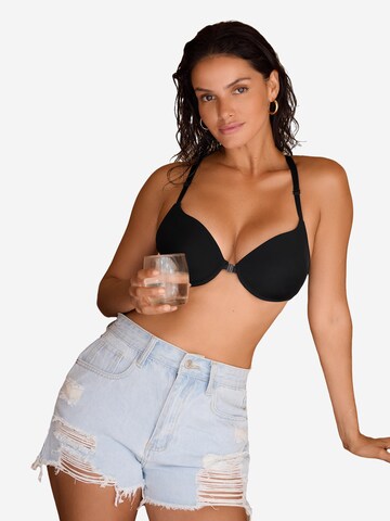 Cupshe Bralette Bra in Black: front