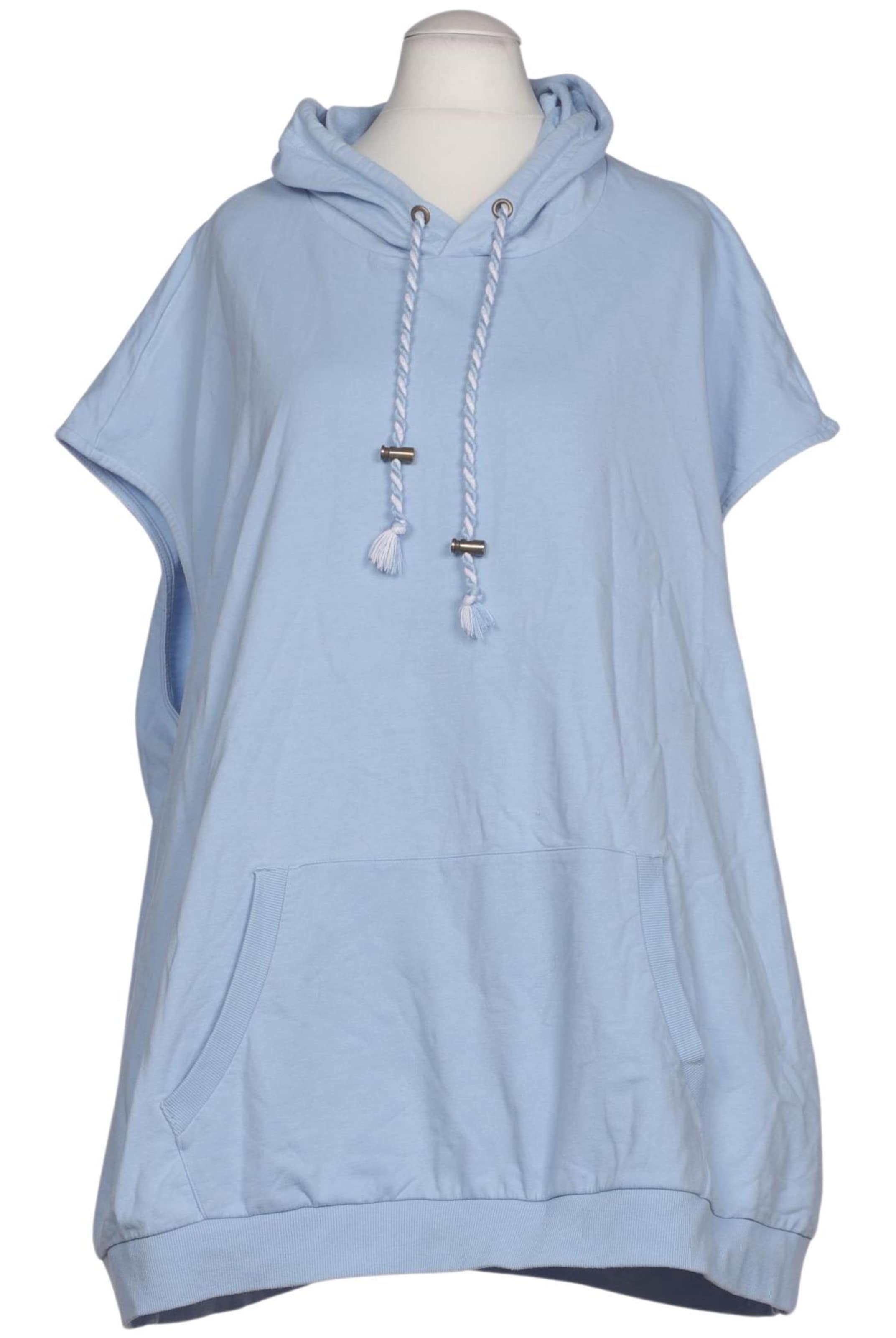 Ulla Popken Kapuzenpullover 9XL in Blau: Vorderseite