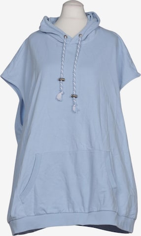 Ulla Popken Kapuzenpullover 9XL in Blau: Vorderseite
