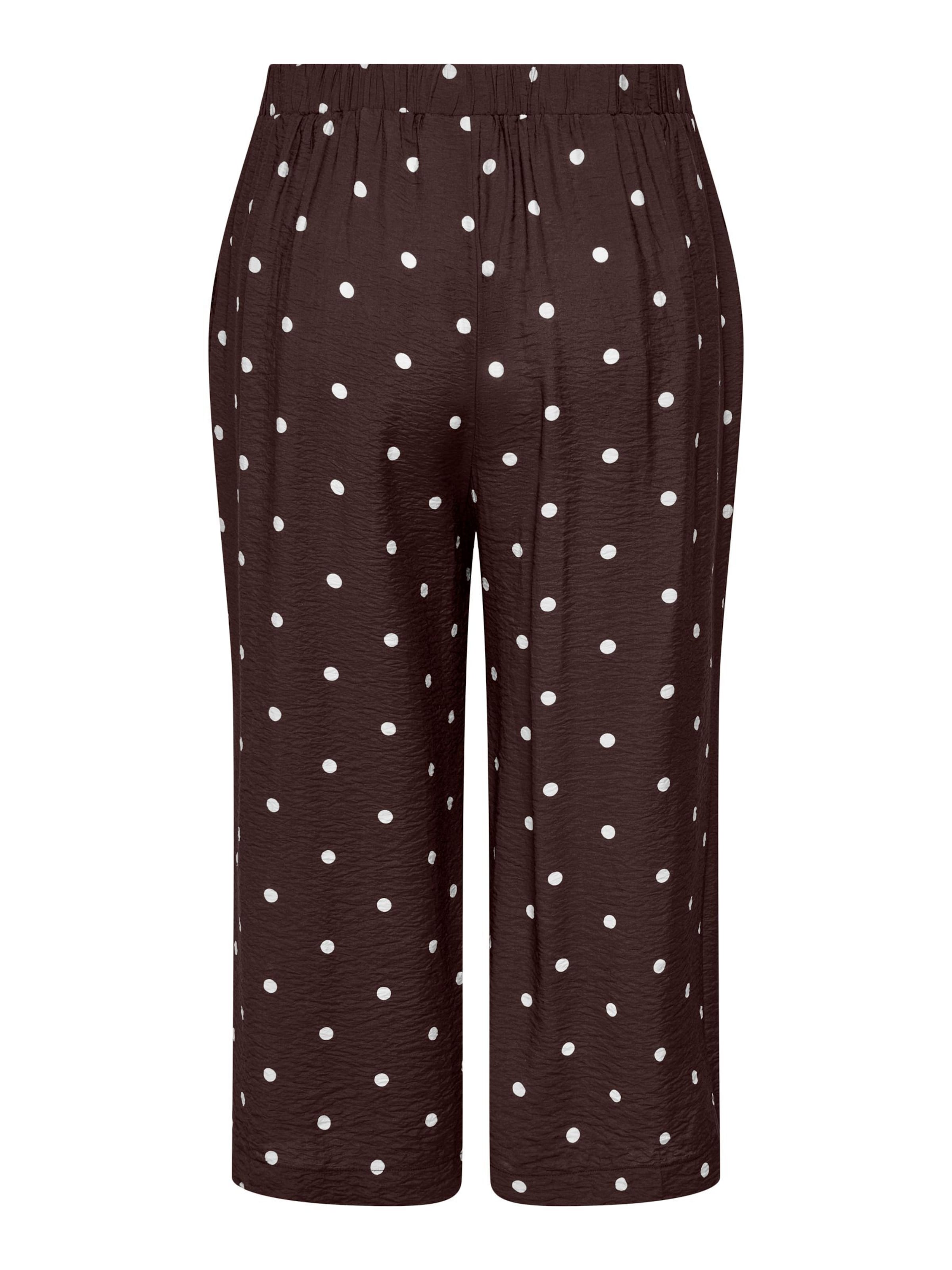 ONLY Carmakoma Regular Broek 'CARCarrie' in Bruin