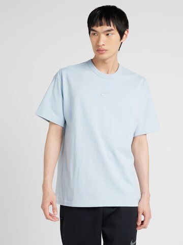 Nike Sportswear - Camisa 'Essential' em azul: frente
