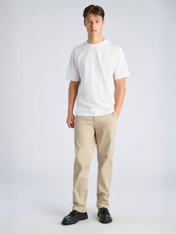Lindbergh - regular Pantalón chino en beige