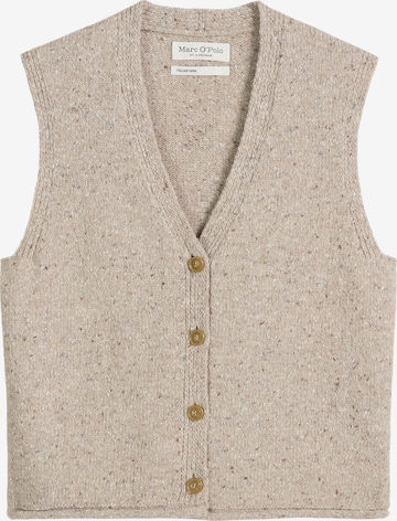 Marc O'Polo - Chaleco de punto en beige: frente