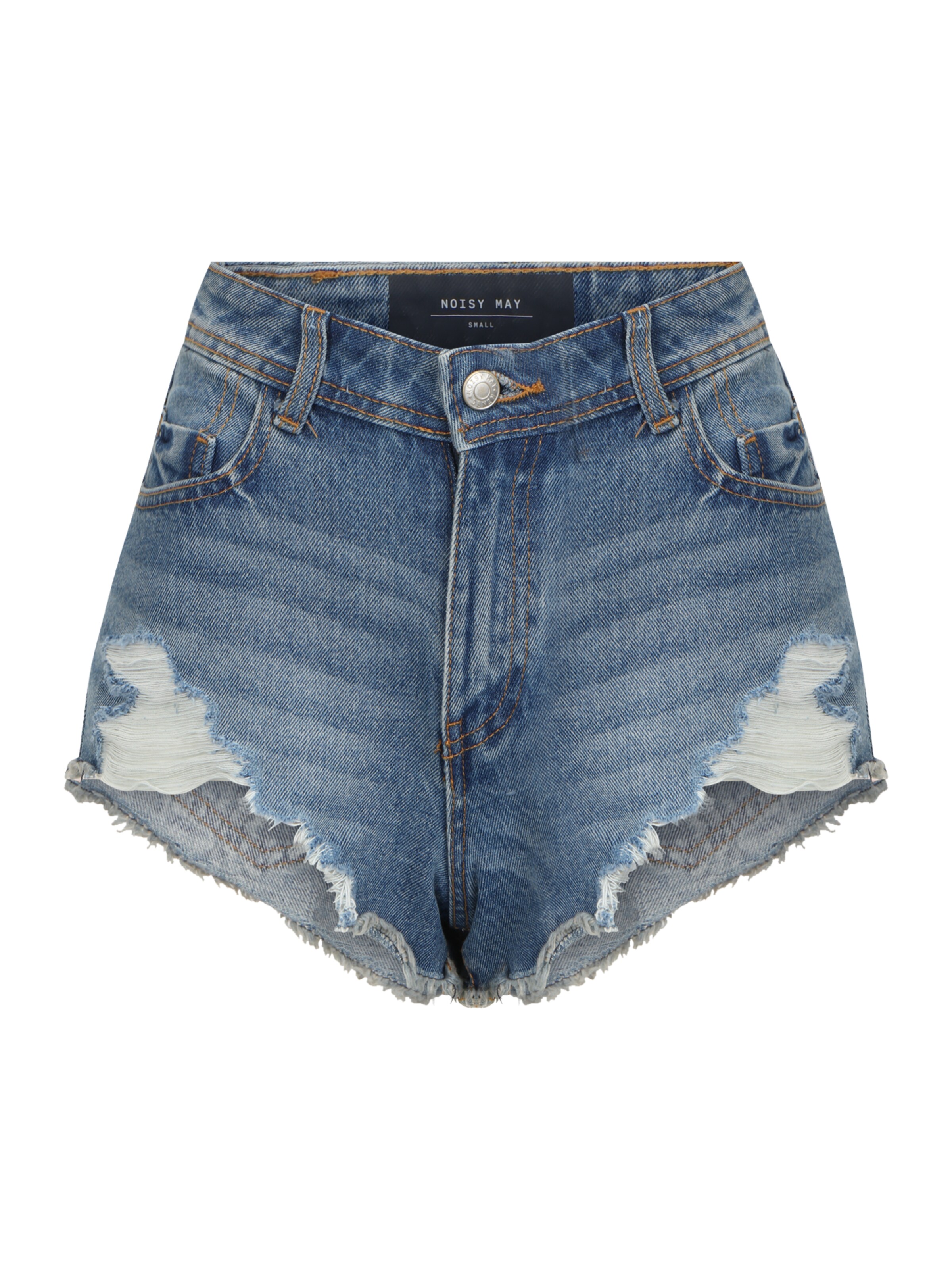 Noisy May Petite Regular Jeans 'DREW' in Blauw: voorkant