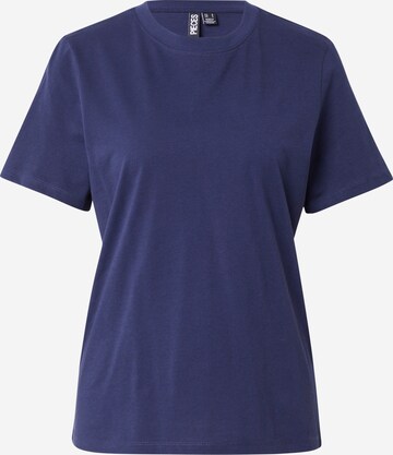 PIECES Shirt 'RIA' in Blue: front