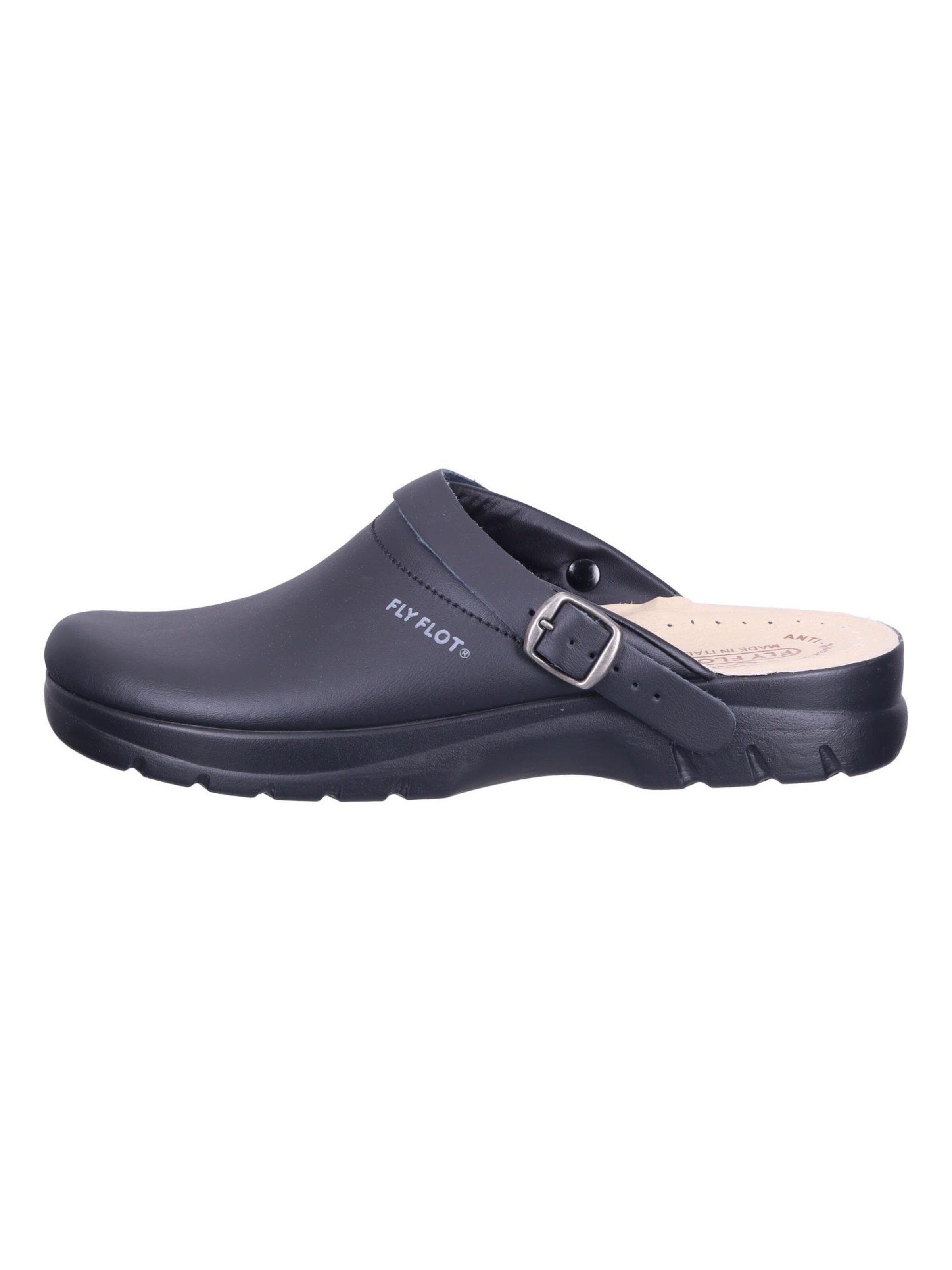 FLY FLOT Clogs in Black