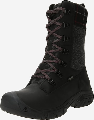 KEEN Boots 'Greta' in Black: front