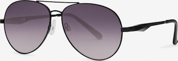 Maxte Sonnenbrille 'Solo-Solis Pilot' in Schwarz: Vorderseite