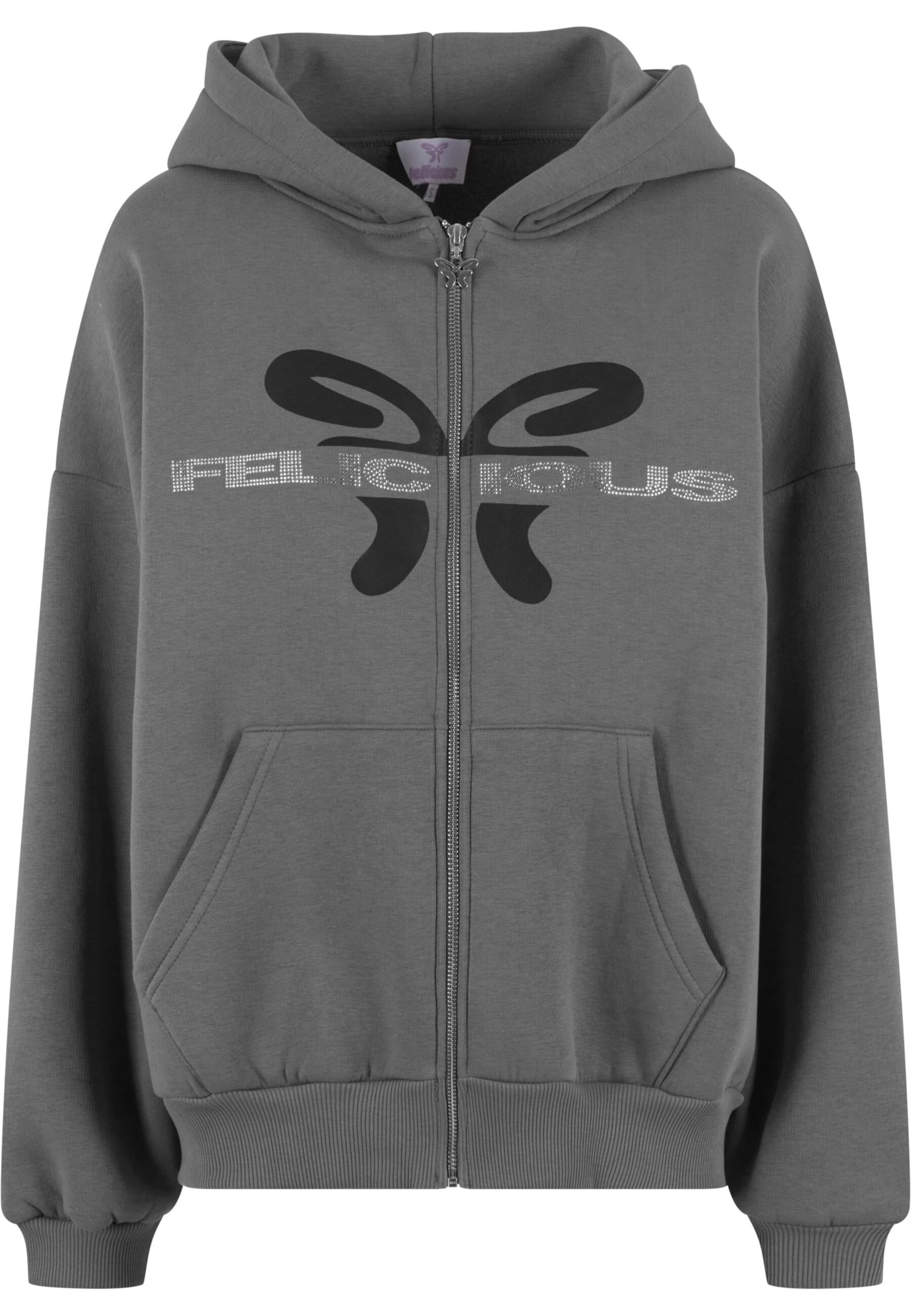 Felicious Sweat jacket in Black: front
