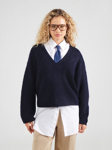 BOSS Sweater 'C_Fiti' in Blue: front
