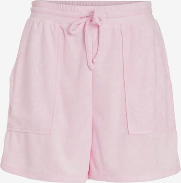 VILA Loose fit Pants 'LULE' in Pink: front