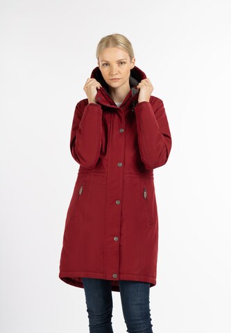 usha BLUE LABEL Winter parka 'Fenia' in Red: front
