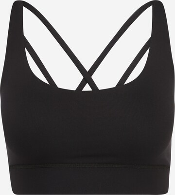 Hey Honey Bralette Sports Bra 'Criss' in Black: front