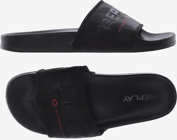 REPLAY Sandals & Slippers in 42 in Black: front