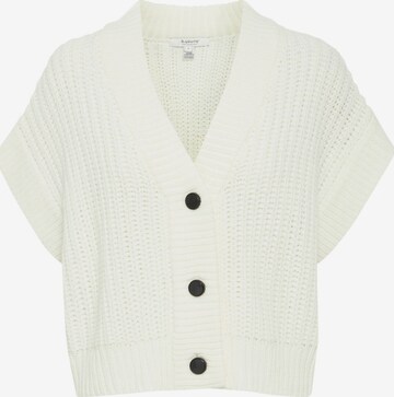 b.young - Colete de malha 'BYOtinka' em branco: frente