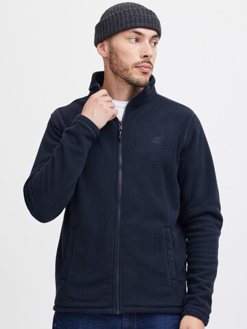 BLEND Fleece jacket 'Flinne' in Blue: front