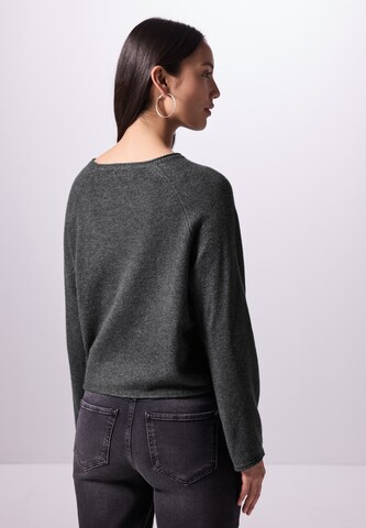 Street One Studio Rundhals-Pullover in Grau