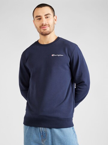 Champion Authentic Athletic Apparel Sweatshirt in Blue: front