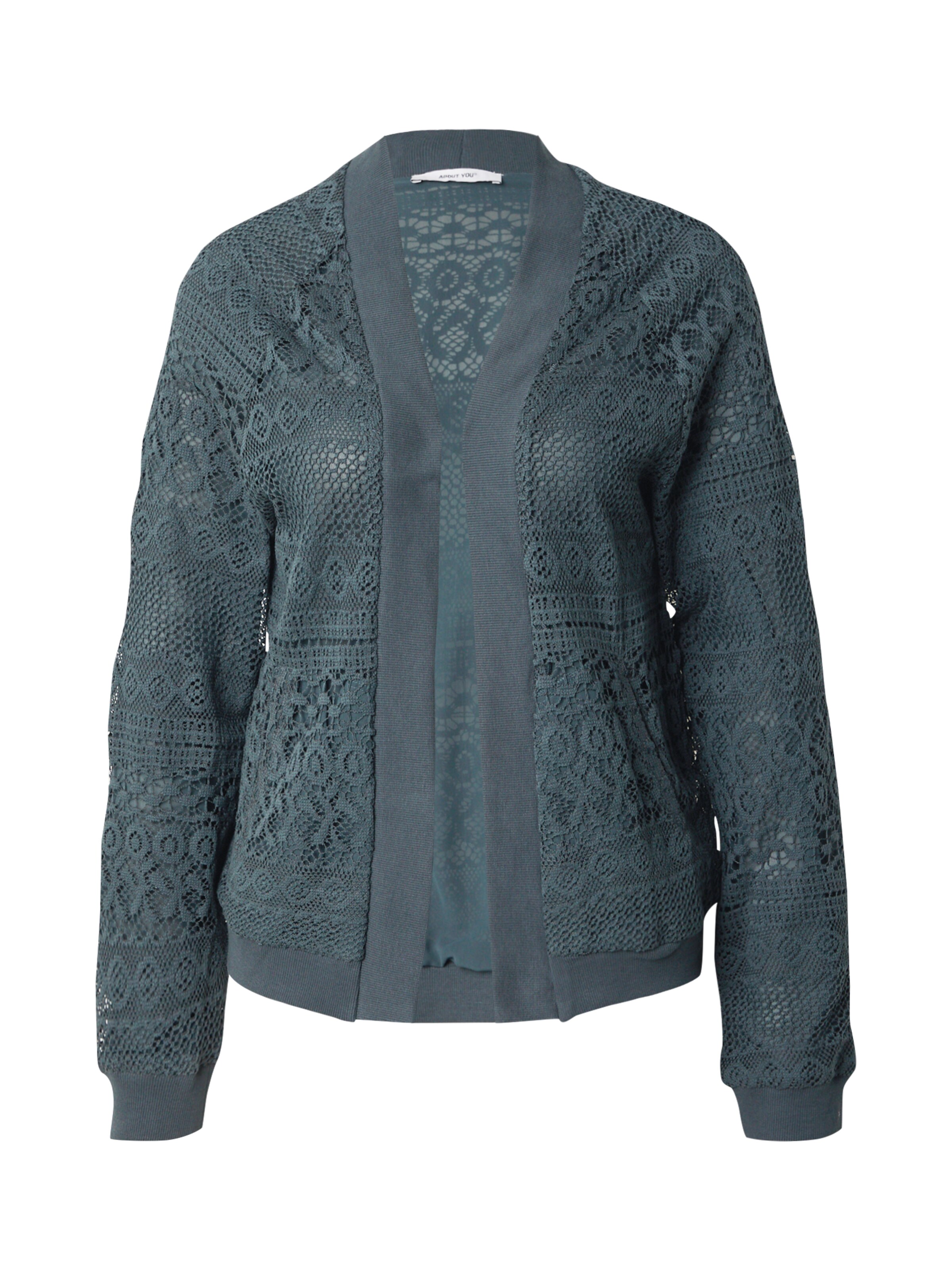 ABOUT YOU Kardigan 'Mila' – zelená: přední strana