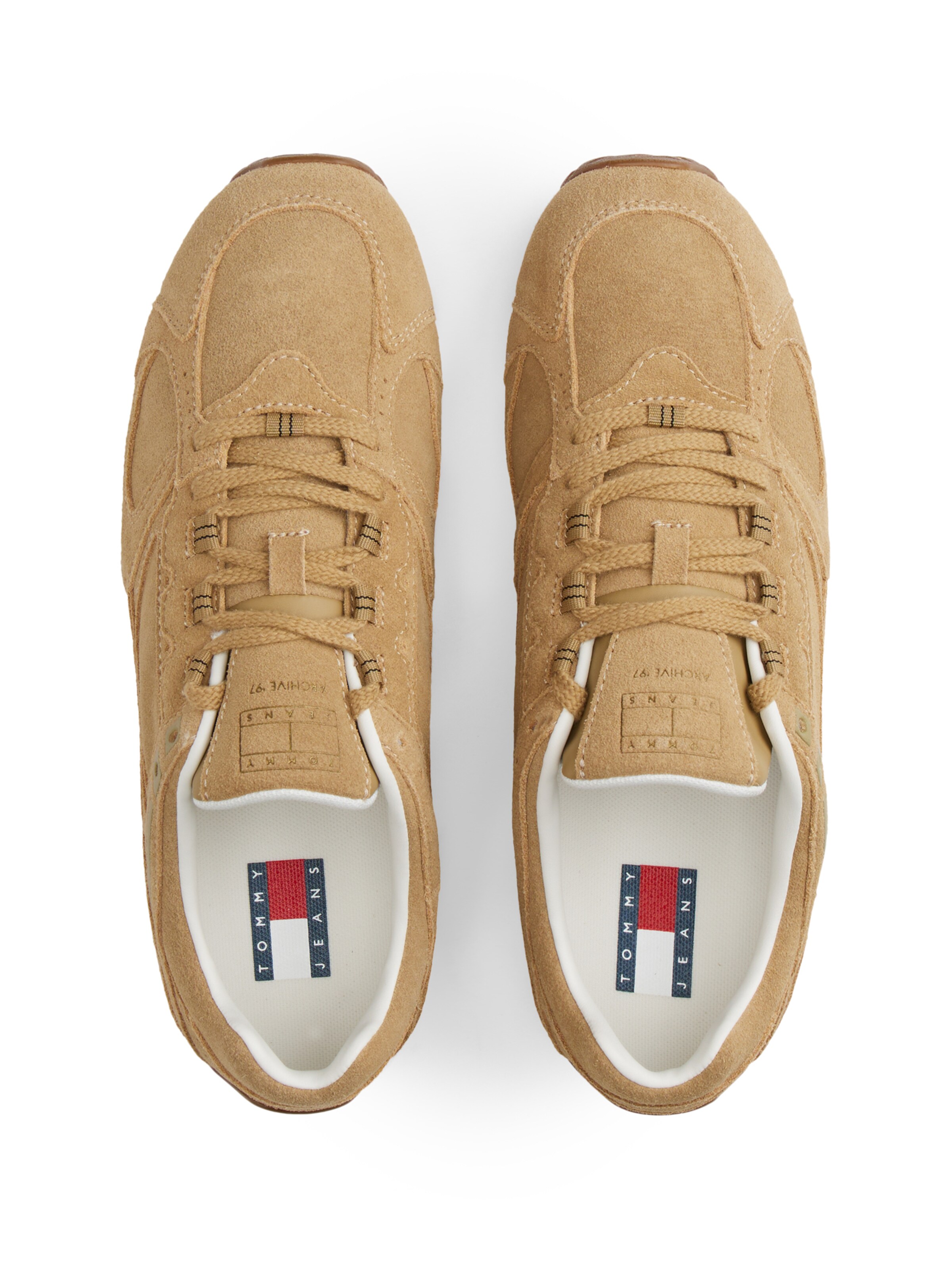Tommy Jeans Sneakers laag 'ARCHIVE '97' in Beige