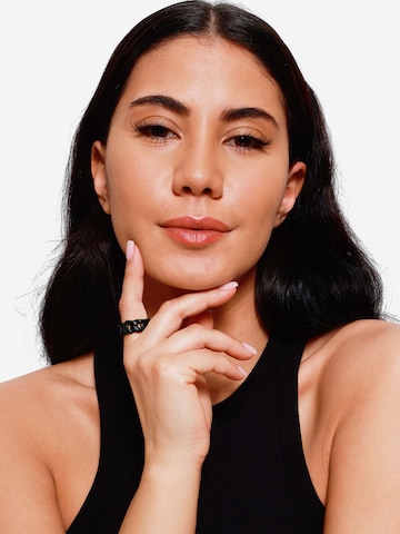 Heideman Ring 'Luna' in Black: front