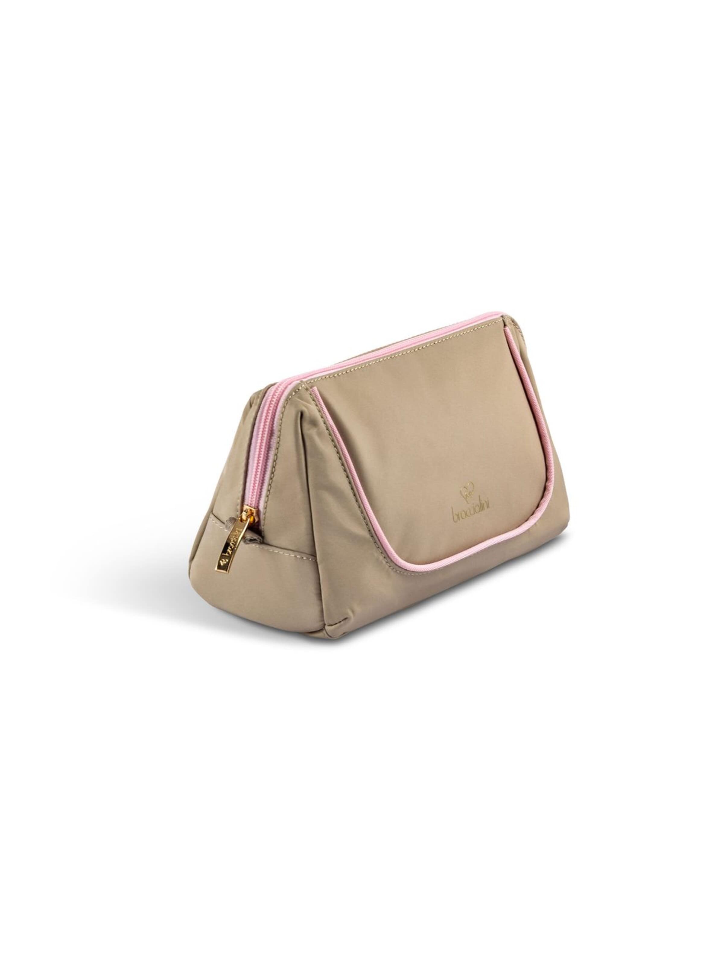 Braccialini Cosmetic Bag 'Milly' in Beige