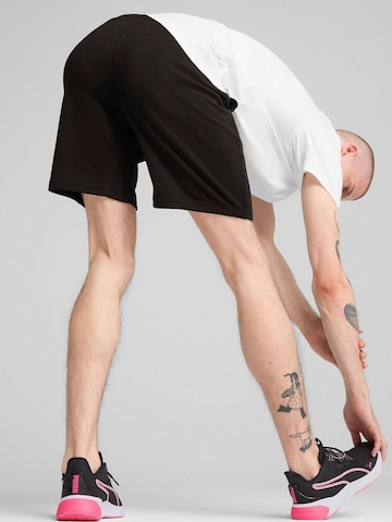 PUMA - regular Pantalón deportivo 'Puma M Tad Essentials 8 Knit Short' en negro