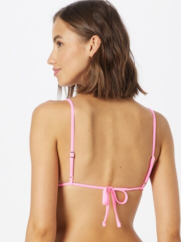 HOLLISTER - Triangular Top de biquíni em rosa