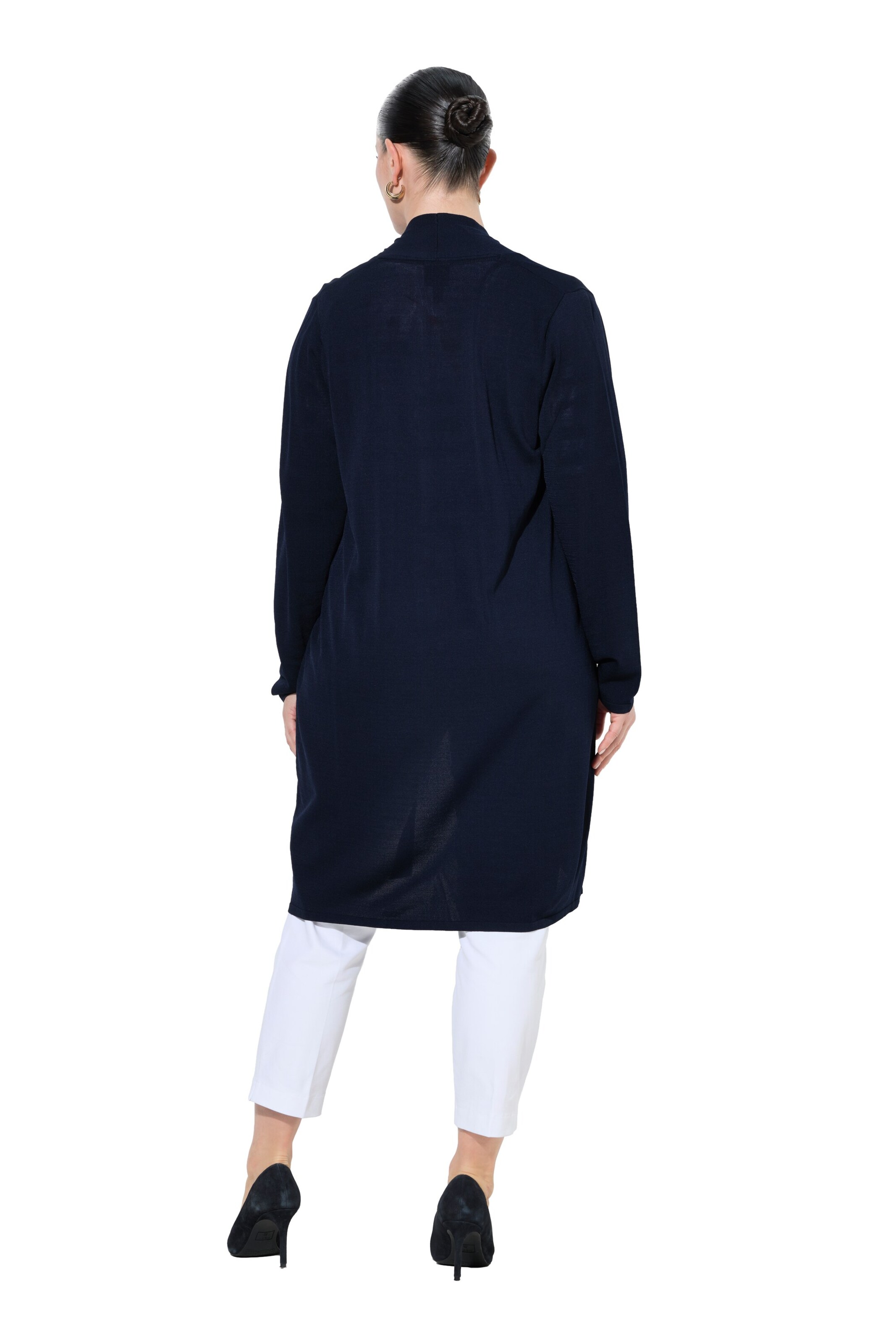 Ulla Popken Strickjacke in Blau