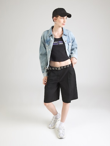 juoda Calvin Klein Jeans Marškinėliai