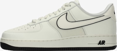 Nike Sportswear Niske tenisice 'AIR FORCE 1 '07' u svijetlobež / crna, Pregled proizvoda