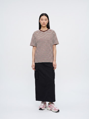 Gonna 'W' Cargo Skirt Long Black rinsed' di Carhartt WIP in nero