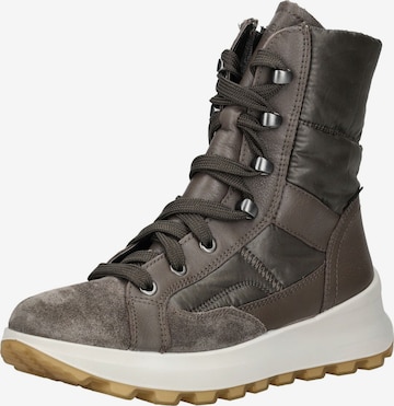 Legero Schnürstiefelette in Grau: Vorderseite