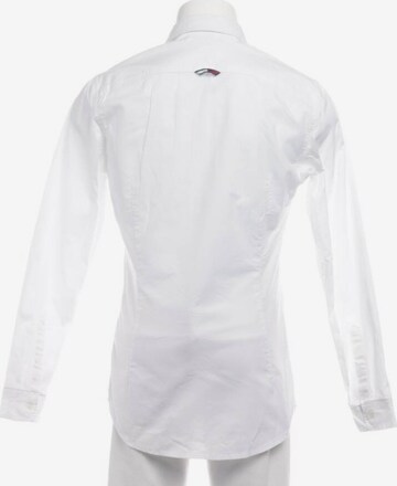 Tommy Jeans Freizeithemd / Shirt / Polohemd langarm XS in Weiß