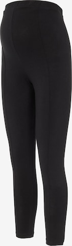 MAMALICIOUS Skinny Leggings in Black: front