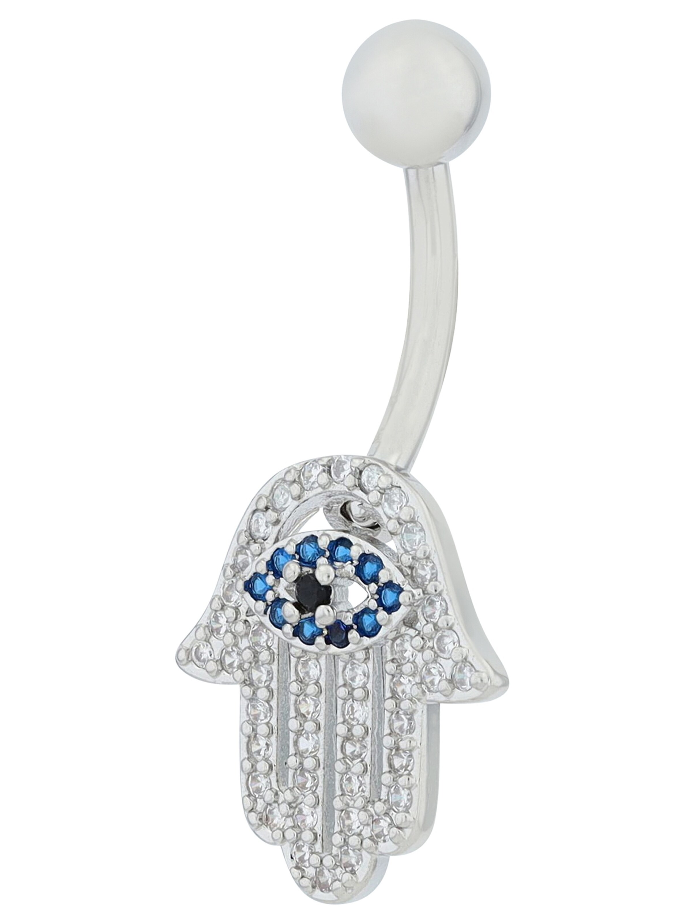 Akzent Piercings 'hautverträglich' in Silver