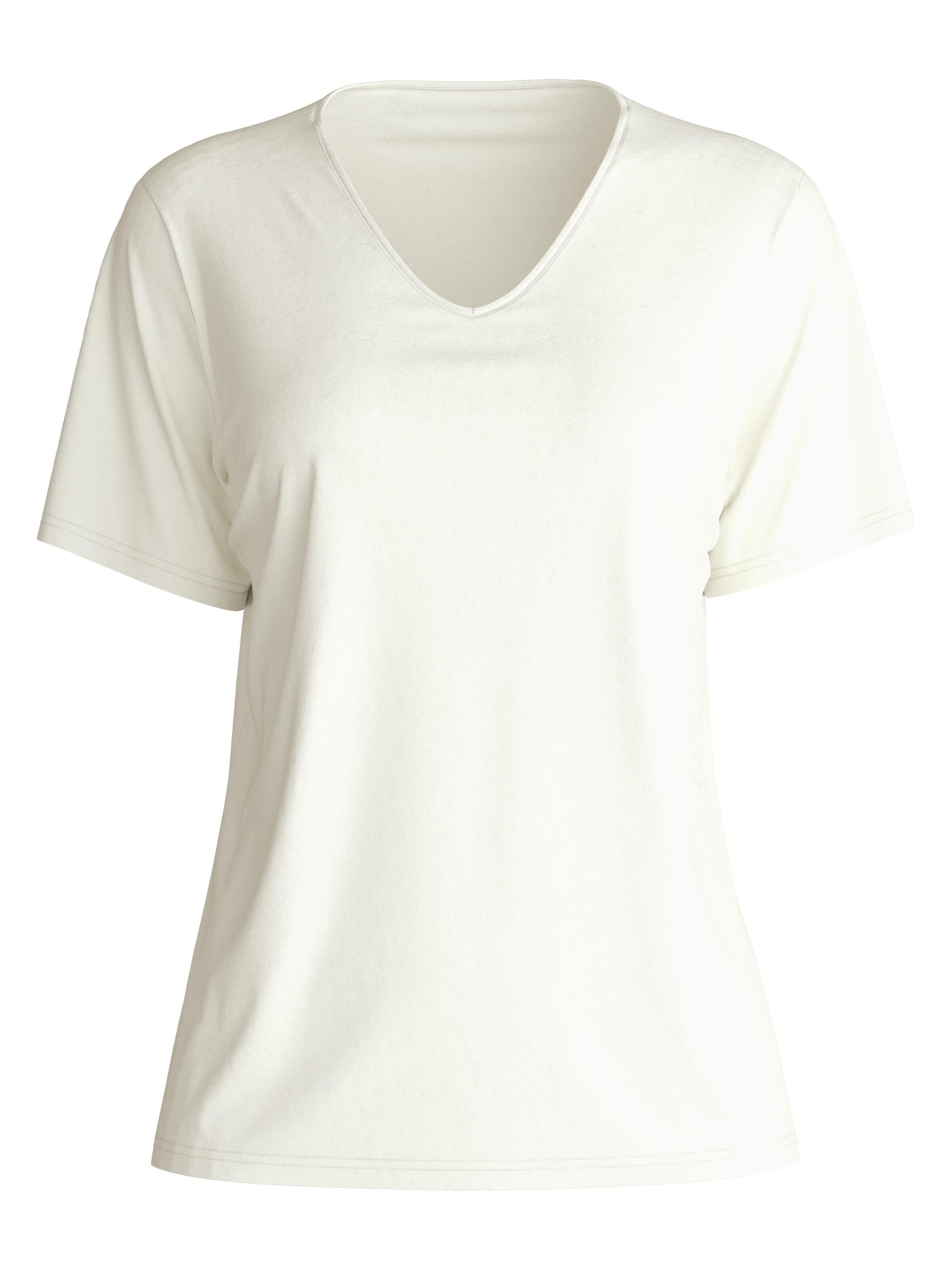 CALIDA Schlafshirt 'Favourites Ocean'‌‌ in Beige: Vorderseite