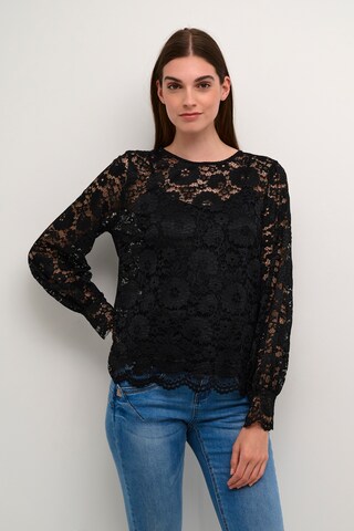 Cream Bluse 'Shuri' in Schwarz: Vorderseite