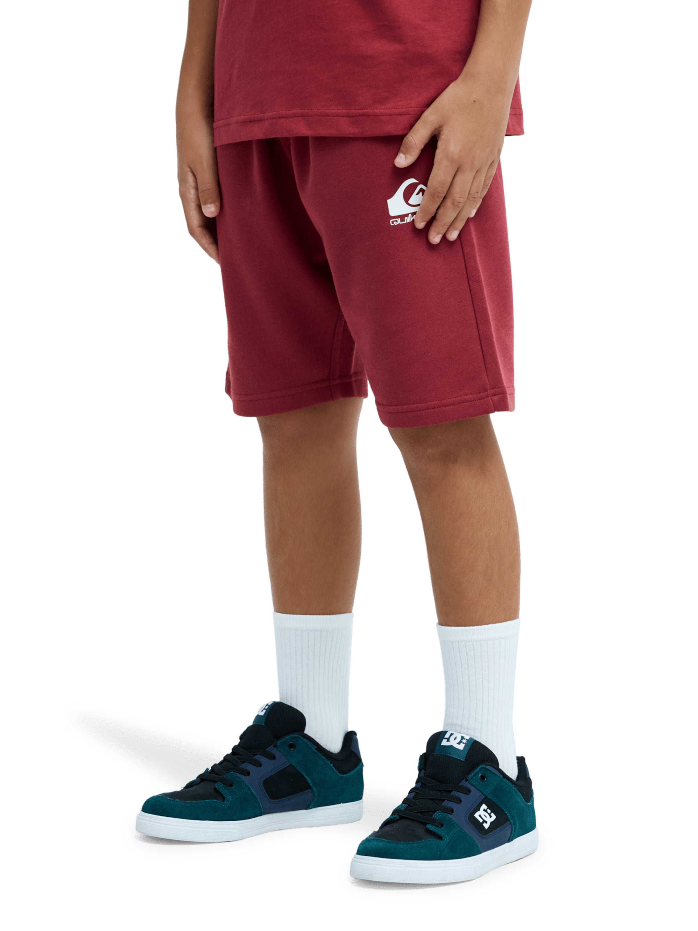 QUIKSILVER Regular Pants 'Easy Day' in Red