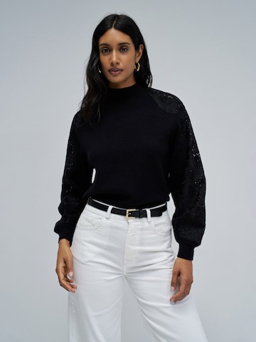 Salsa Jeans Sweater in Black: front