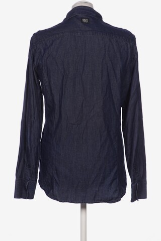 BIKKEMBERGS Button Up Shirt in M in Blue