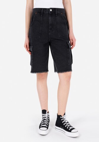 Colin's Loose fit Cargo Jeans in Blue: front