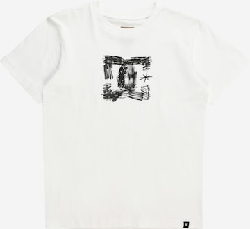 DC Shoes Toiminnallinen paita 'SKETCHY' värissä valkoinen: edessä